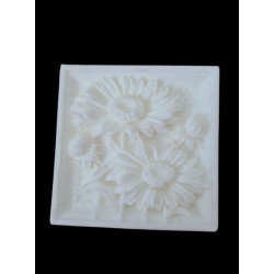 Square silicone mold with...