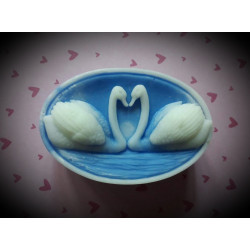 Silicone mold "Swans in love"
