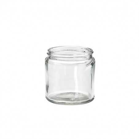 Borcan de sticlă Transparent cu capac de aluminiu120 ml