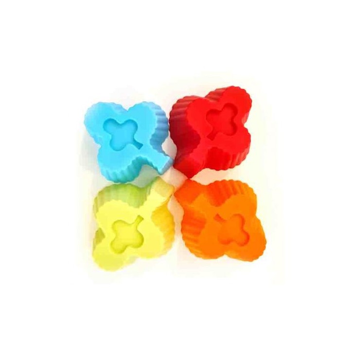SET 12 BUC FORME DIN SILICON BRIOSE TRIFOI