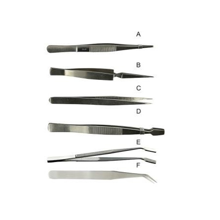 Thin-tipped tweezers-model C