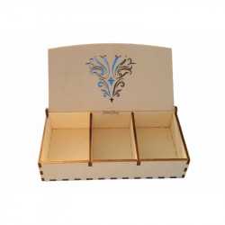 Wooden box Tree 22x10cm