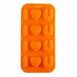 Formă din silicon  - I Love...