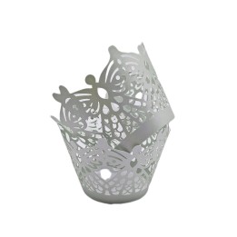 INVELITORI DECORATIVE BRIOSE ALBE CU INGER-10BUC
