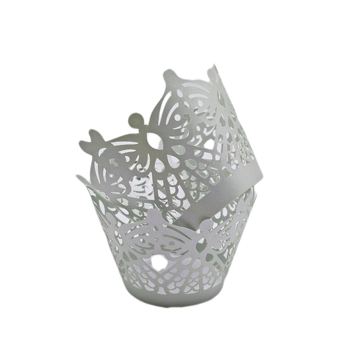 INVELITORI DECORATIVE BRIOSE ALBE CU INGER-10BUC