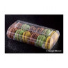 CUTIE AMBALARE MACARONS- PLASTIC TRANSPARENT- 12 BUCATI- DIAMETRU 5 CM