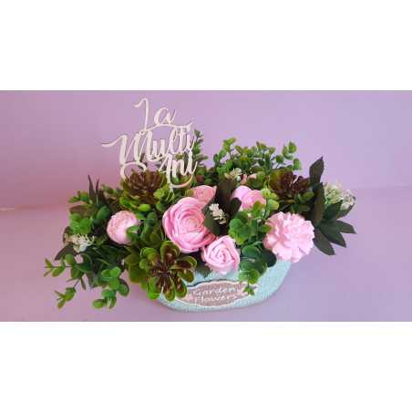 TOPPER "La multi ani!" 17*10cm
