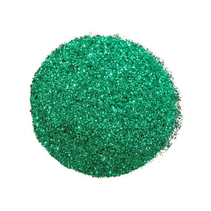 Sclipici verde pentru lumanari