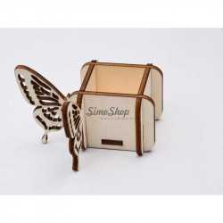 Wooden box with butterfly...