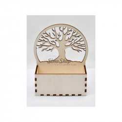 Wooden envelope or flower...